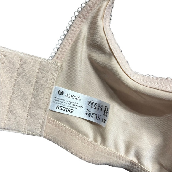 WACOAL T shirt lightweight breathable tan full bust underwire bra 853192 NWT - Picture 8 of 10